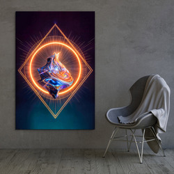 Moderný obraz - Neónové jadro