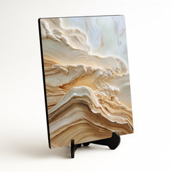 Abstraktný obraz - Vrstvené oblaky