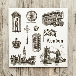 Three-Dimensional Picture - London | White