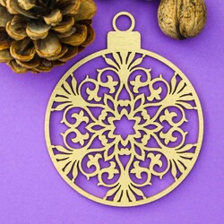 Vianočná guľa | Zlatá