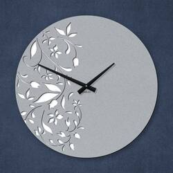 Luxury Wall Clock - Fleur | Silver