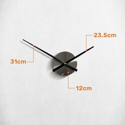Minimalistické hodiny na stenu - Nucleus