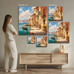 Dřevěný obraz - Malebné pobřeží