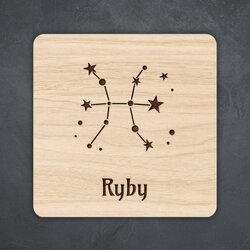 Darček pre kamaráta - Podložka pod pohár znamenie Ryby