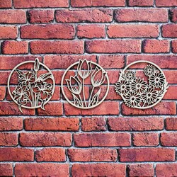 Modern Wall Art for the Kitchen - Flowers | Oak Sonoma