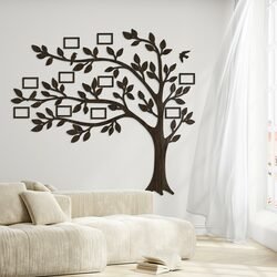 Fából készült családfa a fényképekhez | Jobb