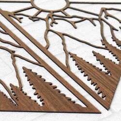 Fa falikép - Éjszaka és Nappal | Dió