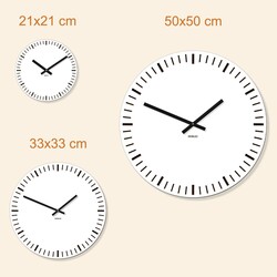 Nástenné hodiny z dreva - Zen