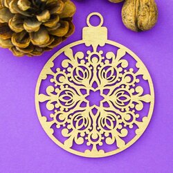 Veľká vianočná guľa | Zlatá