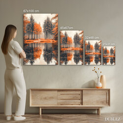Wooden Wall Art - Autumn Landscape