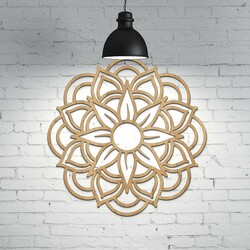 Mandala na stenu - Slnečný svit | Dub zlatý