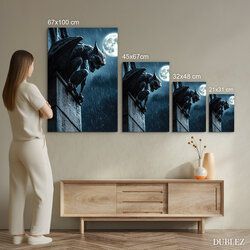 Temný gotický obraz - Chrlič