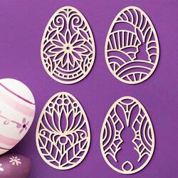 Wooden Easter Eggs