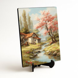 Wooden picture - Country house