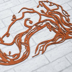 Drevená dekorácia na stenu - Bohyňa lesa | Čerešňa