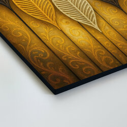 Golden image of leaves