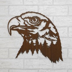 Obraz z dreva - Orol skalný | Orech