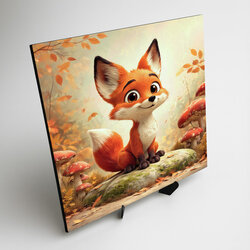 Štýlová lesná dekorácia pre deti - Líška