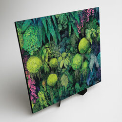 Štvorcový machový obraz - Prales