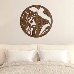 Drevený obraz Ježiša Krista | Orech