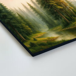 Wooden wall art - Forest landscape