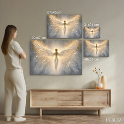 Wooden wall picture - Light angel