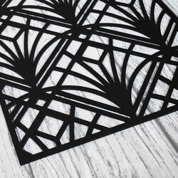 Luxusný abstraktný obraz - Fontána | Čierna