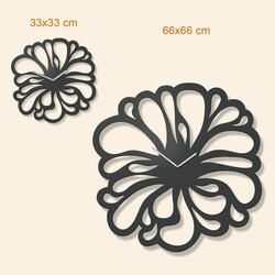 Nástěnné obrazové hodiny - Flower