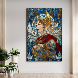 Drevený obraz na stenu - Valkýra