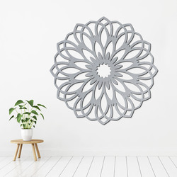 3D Mandala Wall Art - Venus | Silver