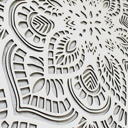 Ajándék mandala - Természet | Fehér