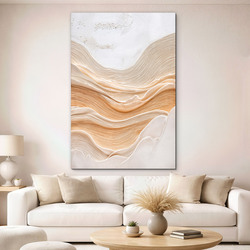 Abstract painting for the bedroom - Waving