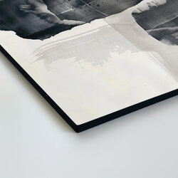 Abstraktní obraz na dřevě - Ink Balance