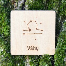 Podložka pod pohár - Znamenie Váhy hviezdy