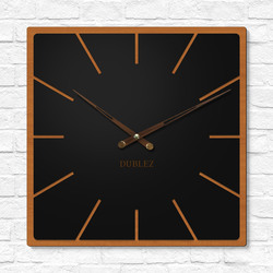 Dizajnové hodiny z dreva - Noir | Čerešňa