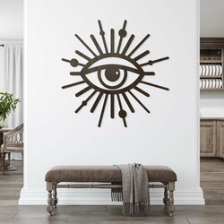 Wooden Wall Art - Symbol Eye | Wenge