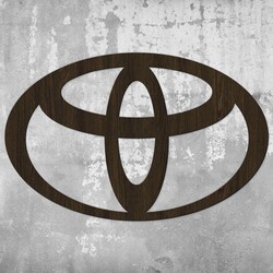 Fa logó - Toyota  | Wenge