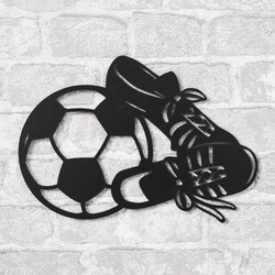 Samolepka na zeď - Fotbal | Černá