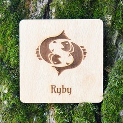 Darček pre kamaráta - Podložka pod pohár znamenie Ryby