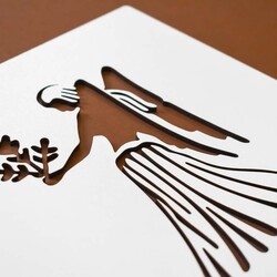 Dekorácia nad posteľ - Znamenie Panna | Biela