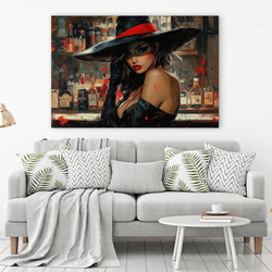 Obraz do baru - Barmanka