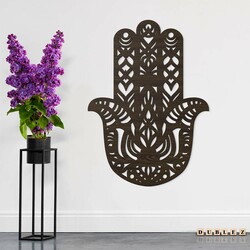 Wooden Wall Decoration - Hamsa | Wenge