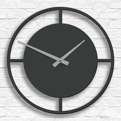 Modern Clock for the Kitchen - Luxury | Anthracite Gray