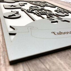 Tabuľka s menom - Astronaut