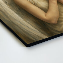 Zlatý dřevěný obraz - Anděl