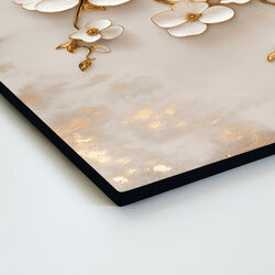 Wooden Wall Art - Golden Branch