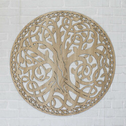  Keltský strom života na zeď - Crann | Dub Sonoma