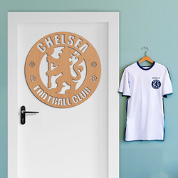 Wooden Wall Art - Chelsea FC | Beech