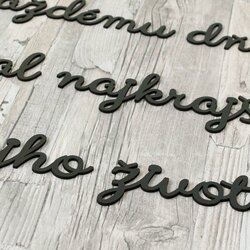 Motivačný citát na stenu  | Čierna