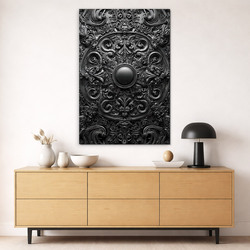 Nástěnný obraz - Mandala Black